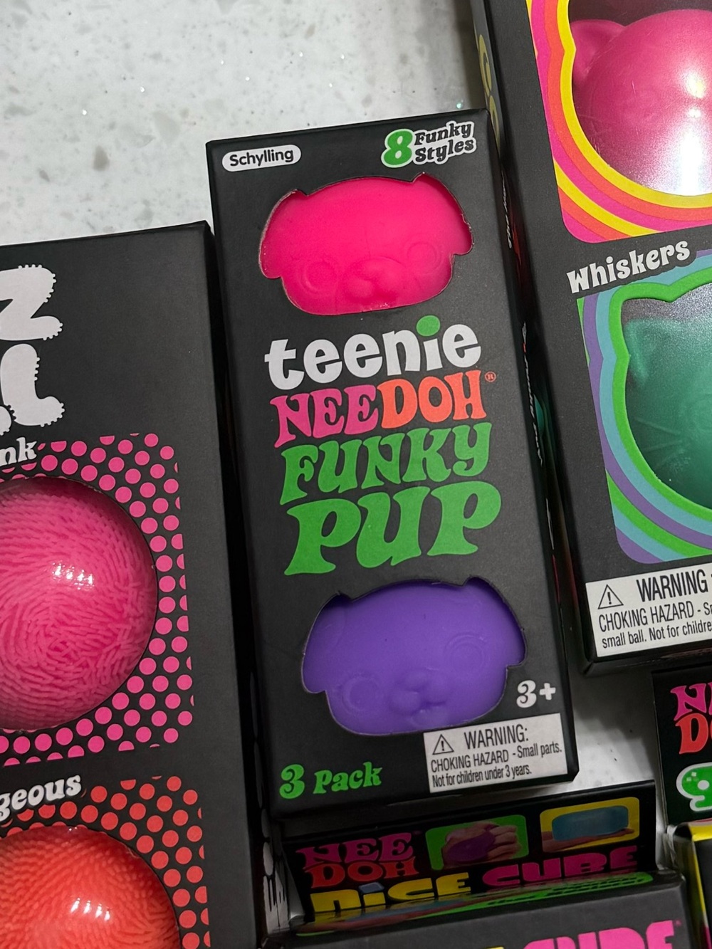 Teenie Needoh Funky Pup 3-Pack